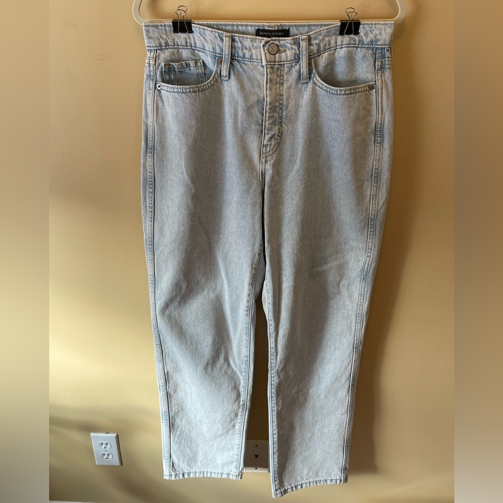 Banana Republic high-rise straight jeans